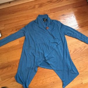 Bobeau One-Button Sweater